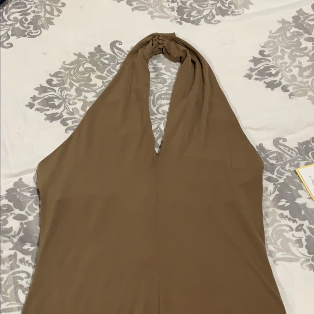 Brand new halter top olive green